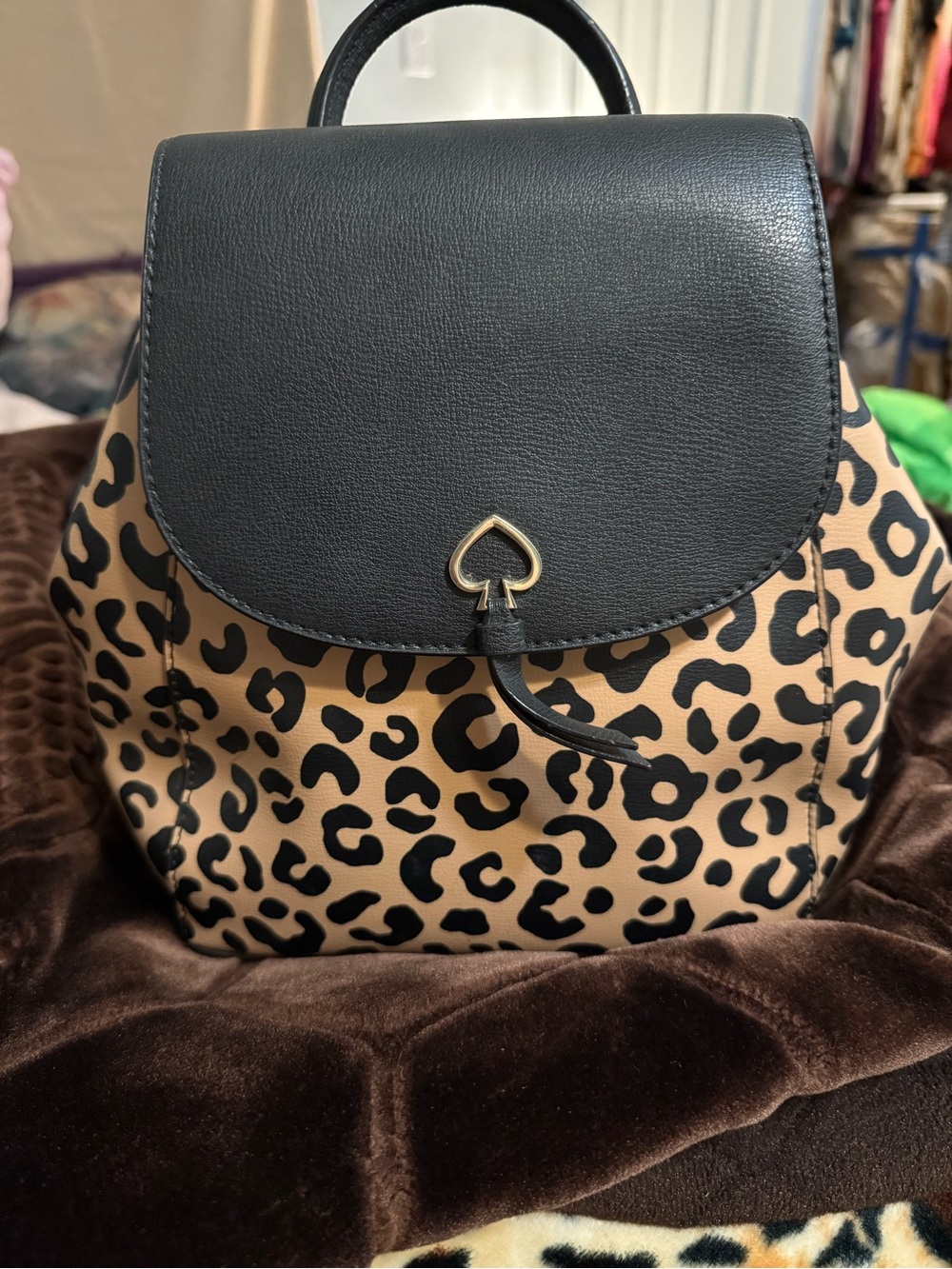 Kate Spade Leopard Backpack